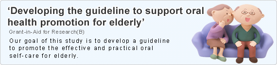 Developing the guideline to support oral health promotion for elderly